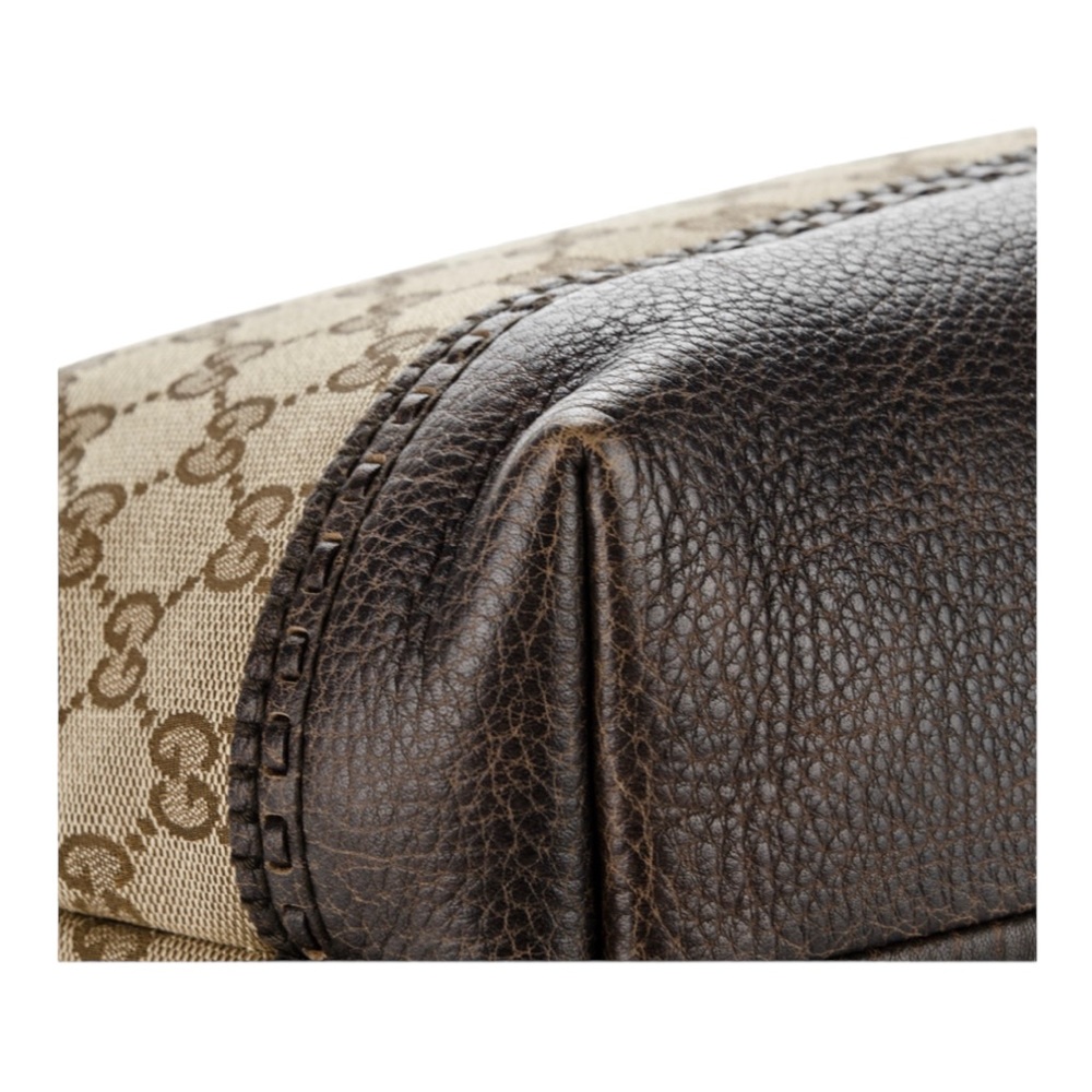 Gucci Small Monogram Logo Shopping Tote Bag - Picture 9 of 15